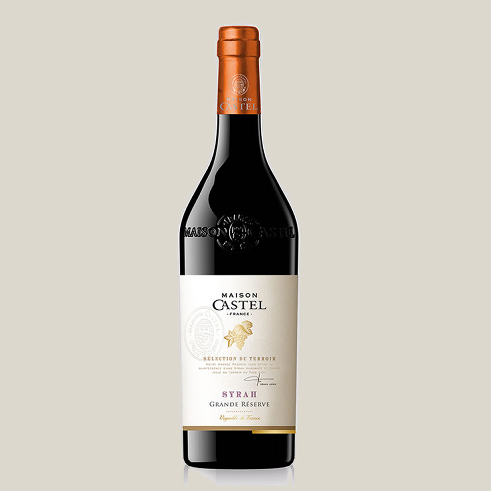 VR - MAISON CASTEL - SYRAH - ROUGE 75CL